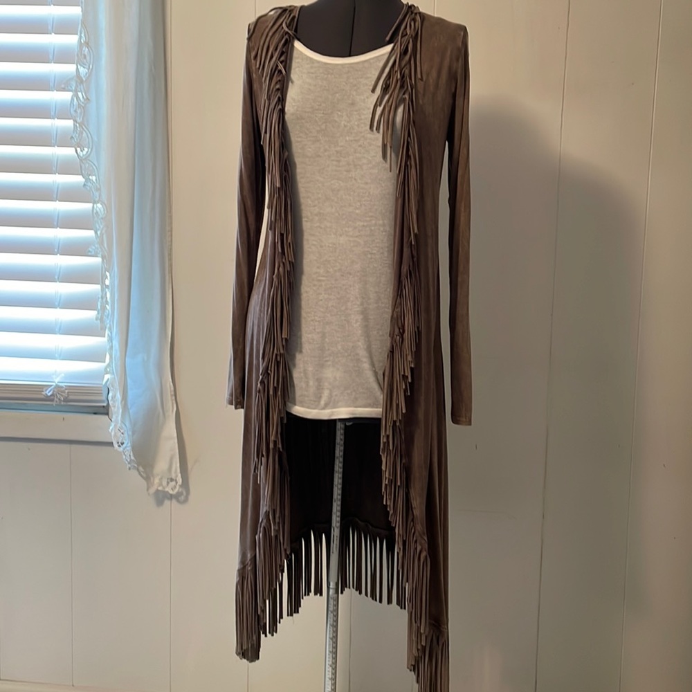 💐T Party LongFringed Duster💐
